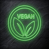 " Vegan" LED Neonschild - NEONEVERGLOW