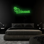 "Princess" LED Neon Sign Schriftzug - NEONEVERGLOW