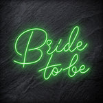 "Bride To Be" LED Neon Schriftzug - NEONEVERGLOW