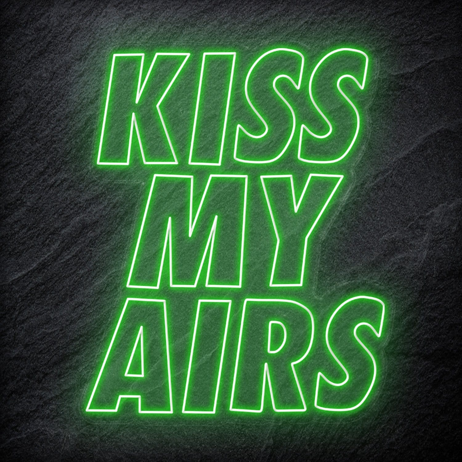 "Kiss My Air" LED Neon Schriftzug Sign - NEONEVERGLOW