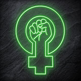 " Hoffnung Glaube" LED Neonschild - NEONEVERGLOW