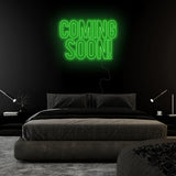 "Coming Soon" LED Neon Sign Schriftzug - NEONEVERGLOW