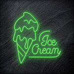 " Ice Cream Eis" LED Neonschild - NEONEVERGLOW