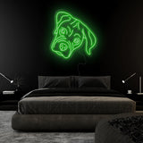 "Bulldogge" LED Neonschild Sign - NEONEVERGLOW