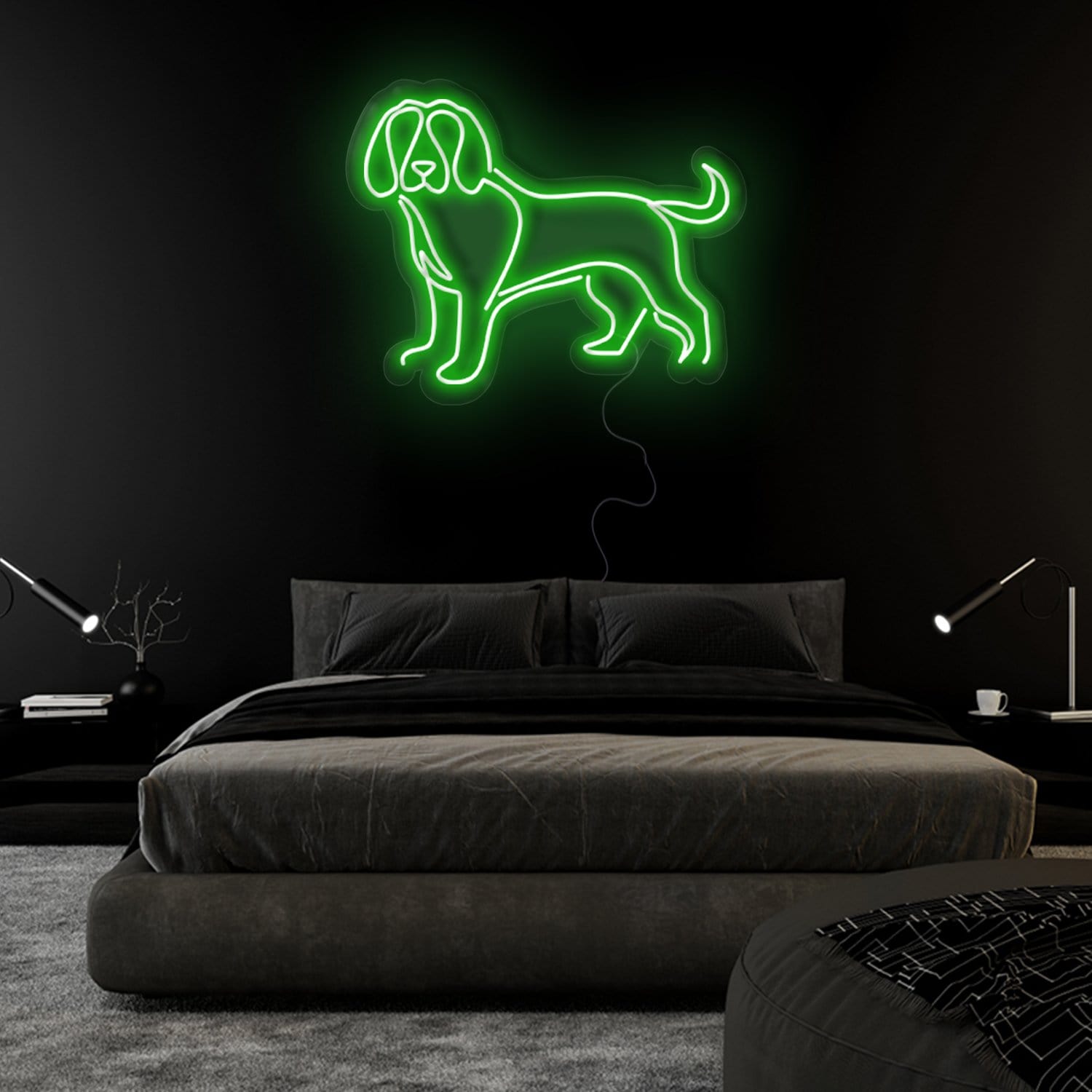 "Hund" LED Neonschild Sign - NEONEVERGLOW