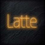 "Latte Coffee" LED  Neon Schriftzug - NEONEVERGLOW