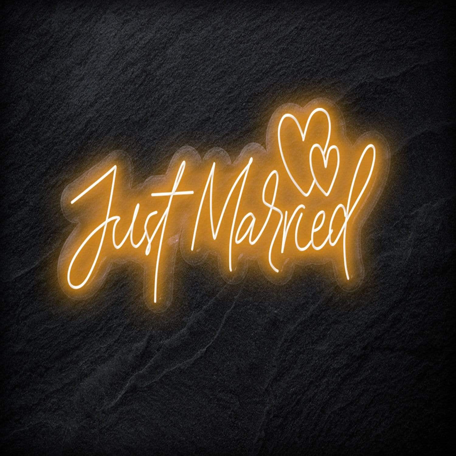"Just Married" LED Neonschild - NEONEVERGLOW