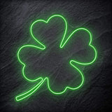 "Kleeblatt" LED Neonschild Schriftzug - NEONEVERGLOW