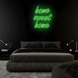 "Home Sweet Home" LED Neon Sign Schriftzug - NEONEVERGLOW