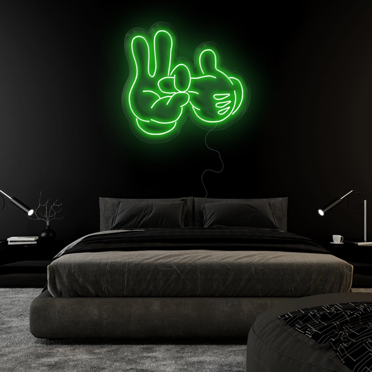 "2 Hände " LED Neonschild Sign - NEONEVERGLOW