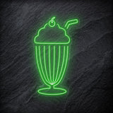 "Milchshake" LED Neonschild - NEONEVERGLOW