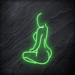 "Girl Frau" LED Neonschild - NEONEVERGLOW