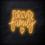 "Forever Family" LED Neonschild - NEONEVERGLOW
