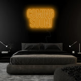 "Coming Soon" LED Neon Sign Schriftzug - NEONEVERGLOW
