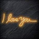 "I Love You" LED Neon Schriftzug Sign - NEONEVERGLOW