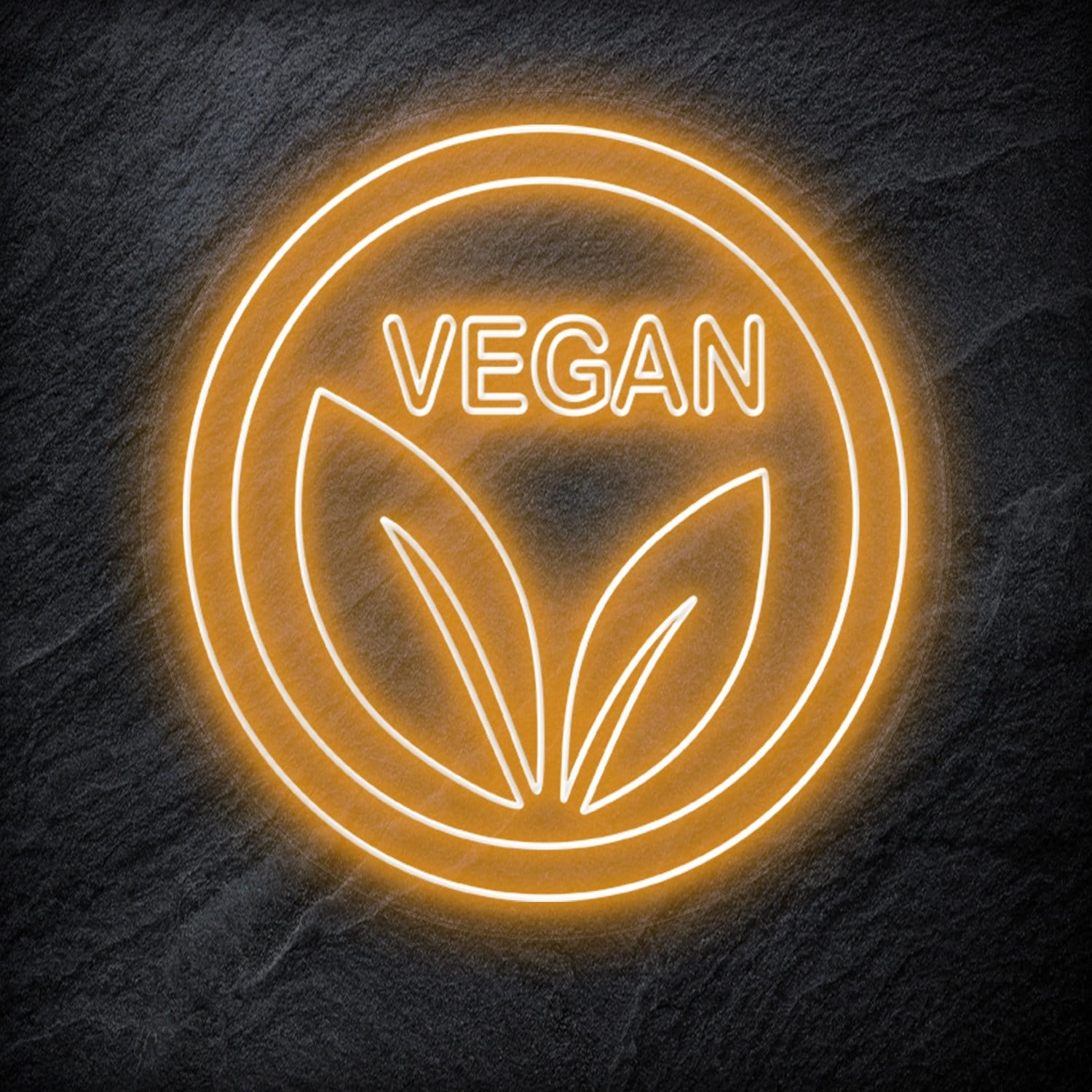 " Vegan" LED Neonschild - NEONEVERGLOW