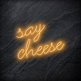 "Say Cheese" LED Neon Schriftzug - NEONEVERGLOW