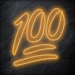 "100" LED Neon Schriftzug - NEONEVERGLOW
