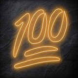"100" LED Neon Schriftzug - NEONEVERGLOW