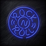 "Rockn Roll Musik" LED Neon Schild - NEONEVERGLOW