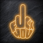 " F " LED Neonschild Schriftzug Sign - NEONEVERGLOW