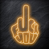 " F " LED Neonschild Schriftzug Sign - NEONEVERGLOW