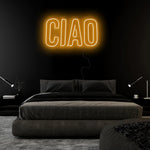 "Ciao" LED Neon Sign Schriftzug - NEONEVERGLOW