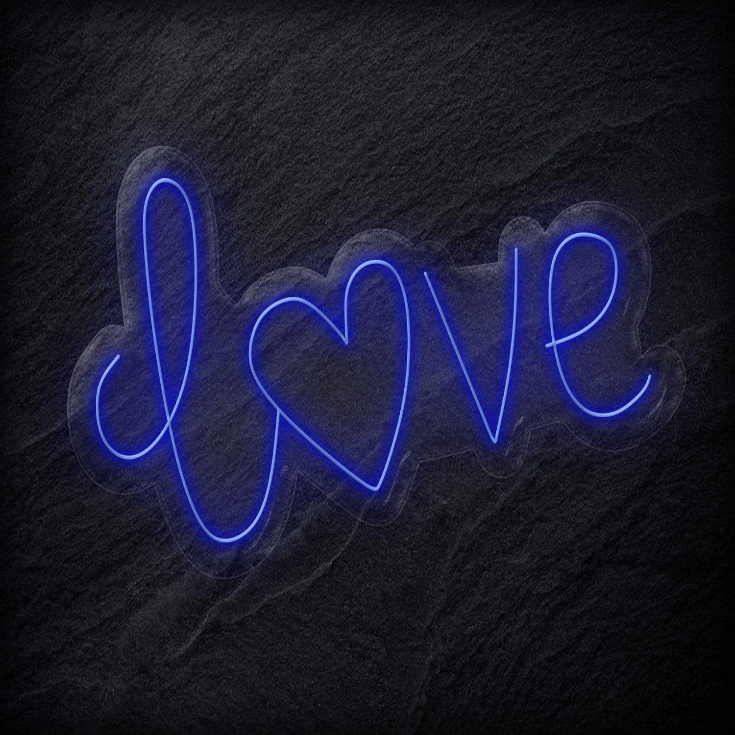 " Love Herz" LED Neon Schriftzug - NEONEVERGLOW