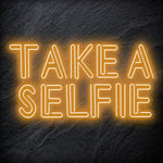 "Take A Selfie" LED Neon Schriftzug - NEONEVERGLOW