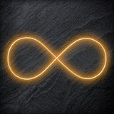 "Unendlich" LED Neonschild Schriftzug Sign - NEONEVERGLOW