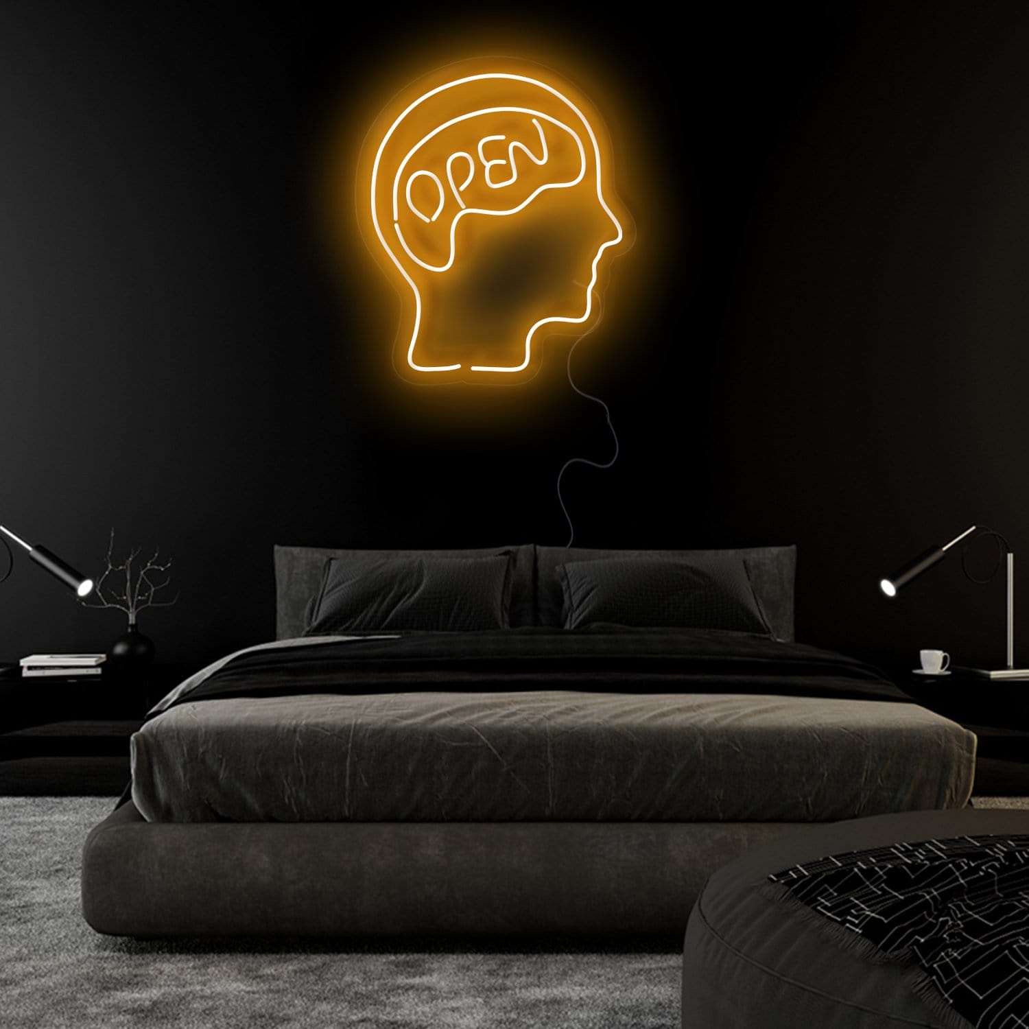 "Open" LED Neonschild Sign Schriftzug - NEONEVERGLOW