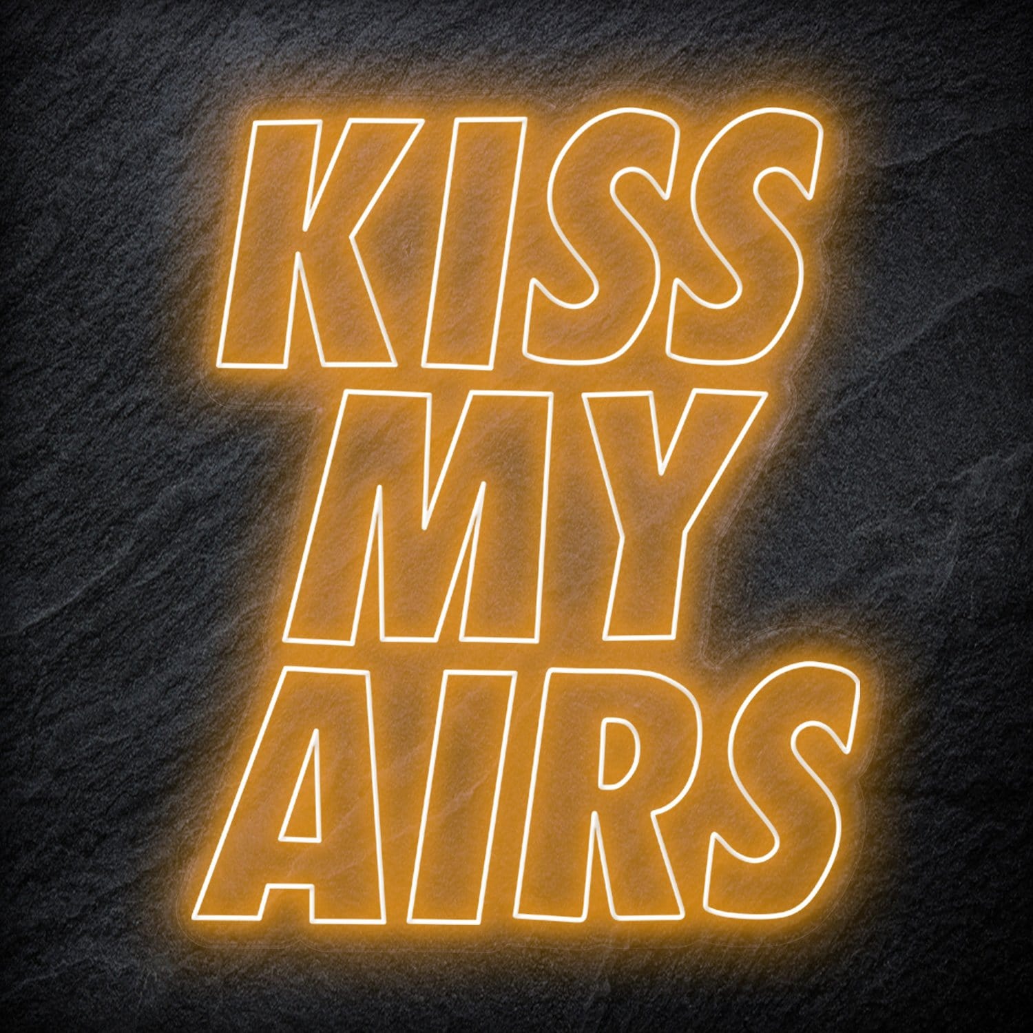 "Kiss My Air" LED Neon Schriftzug Sign - NEONEVERGLOW