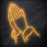 " Glaube Hoffnung Beten " LED Neonschild Sign - NEONEVERGLOW