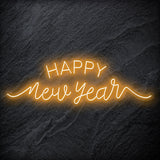 "Happy New Year" LED Neonschild - NEONEVERGLOW