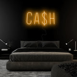 "Cash Cas$H" LED Neon Sign Schriftzug - NEONEVERGLOW