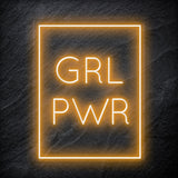 "Girl Power" LED Neon Schriftzug Sign - NEONEVERGLOW