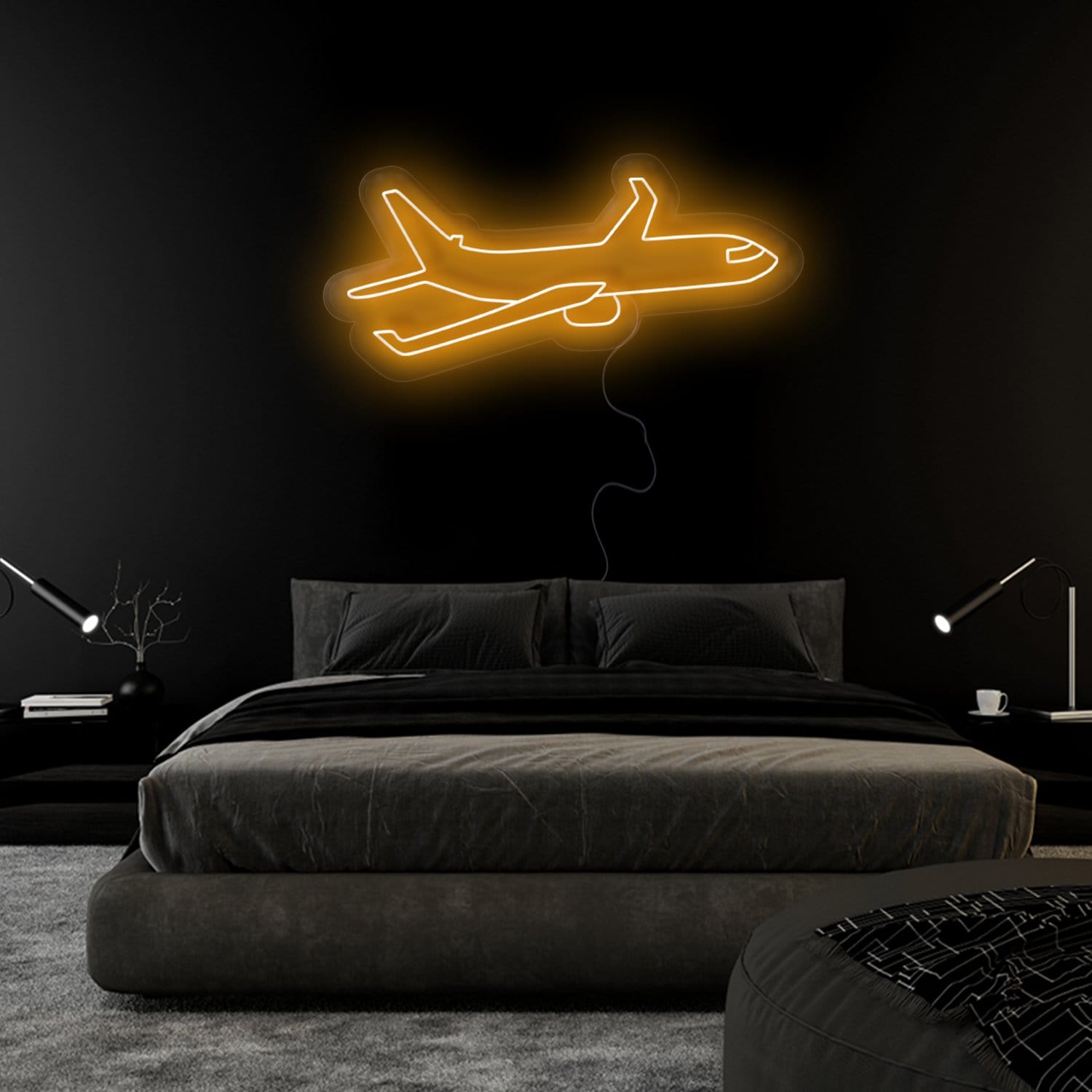 "Flugzeug" LED Neonschild Sign - NEONEVERGLOW