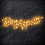 "Bon Appetit" LED Neon Schriftzug - NEONEVERGLOW
