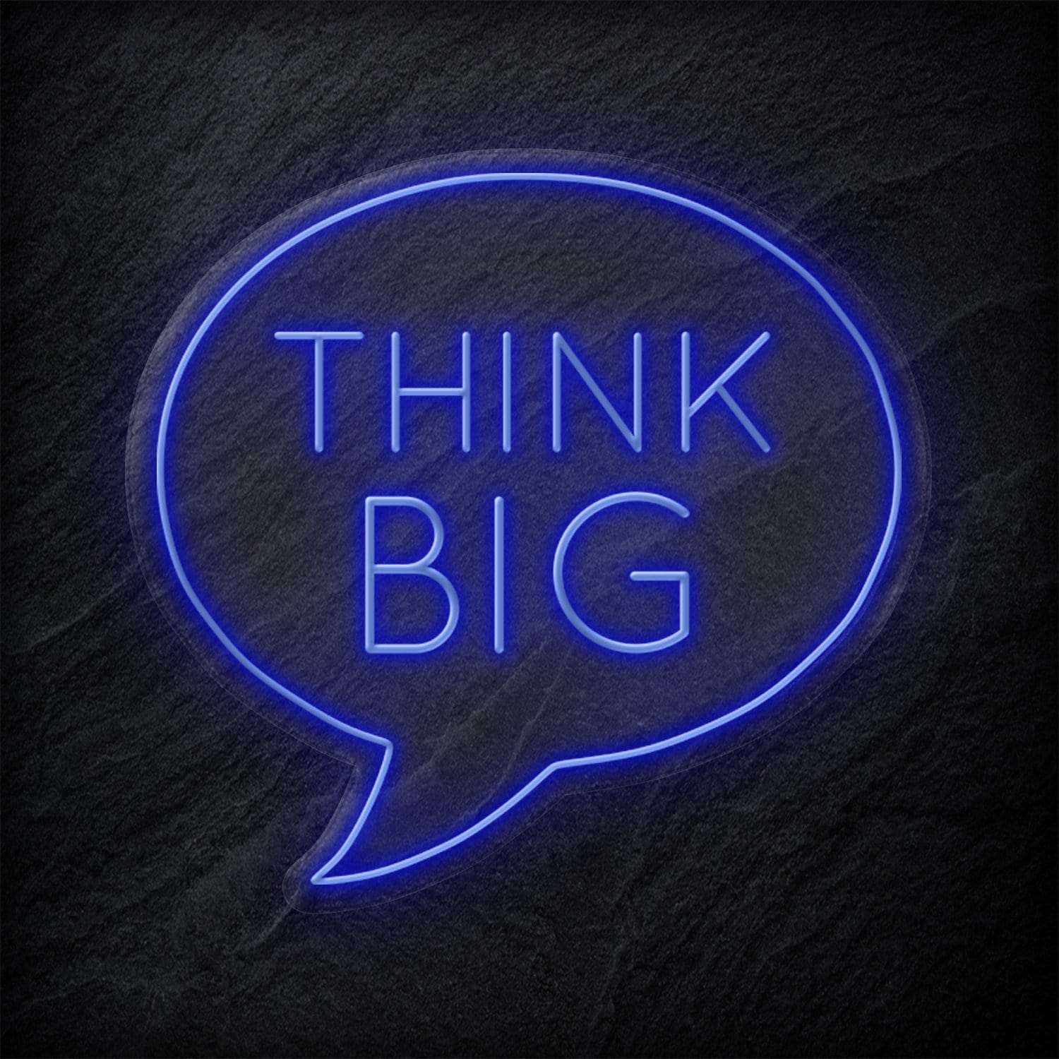 "Think Big" LED  Neon Sign Schriftzug - NEONEVERGLOW