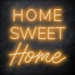 "Home Sweet Home" LED Neonschild Sign Schriftzug - NEONEVERGLOW