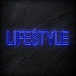 "Lifestyle" LED Neon Sign Schriftzug - NEONEVERGLOW