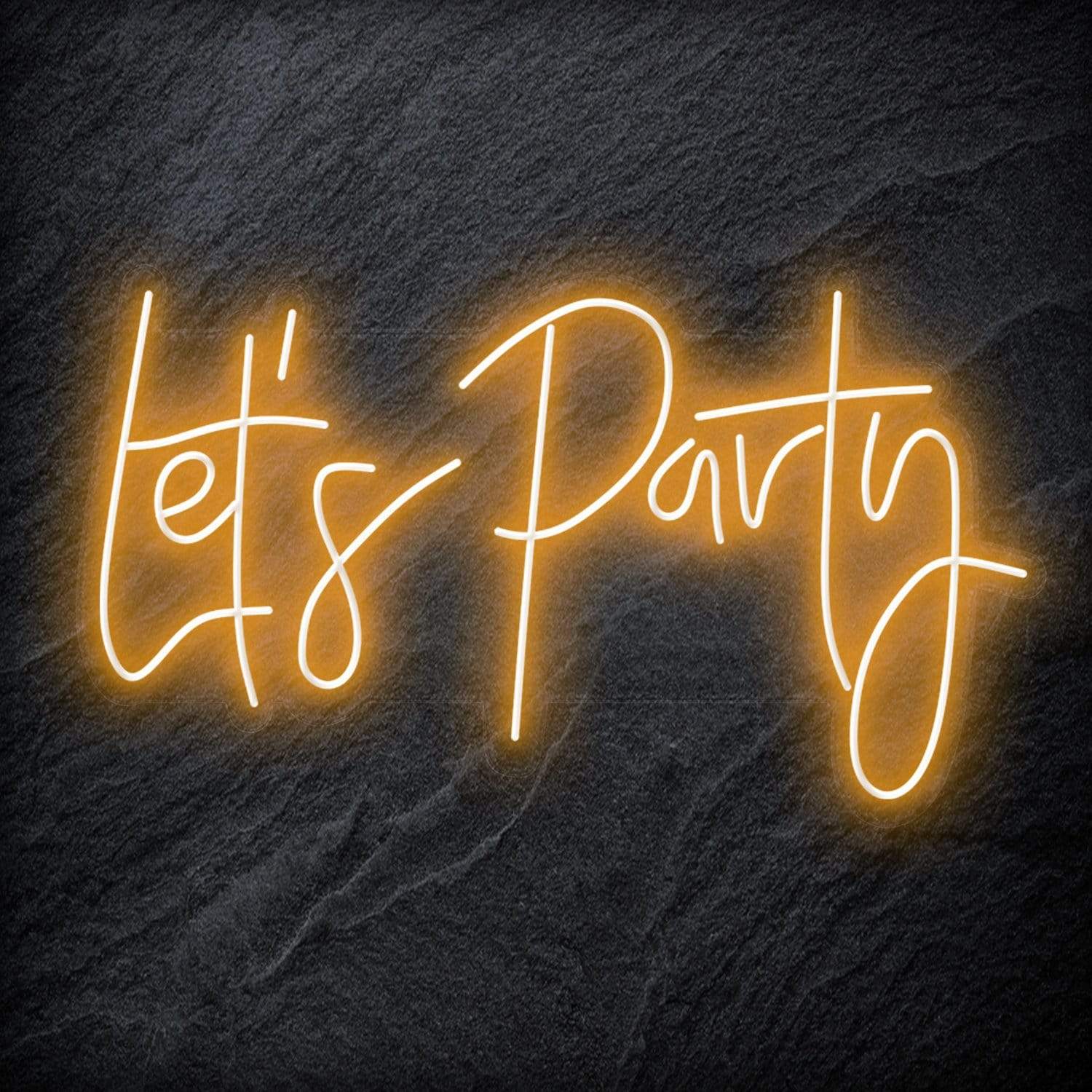 "Let´s Party " LED Neon Schriftzug - NEONEVERGLOW