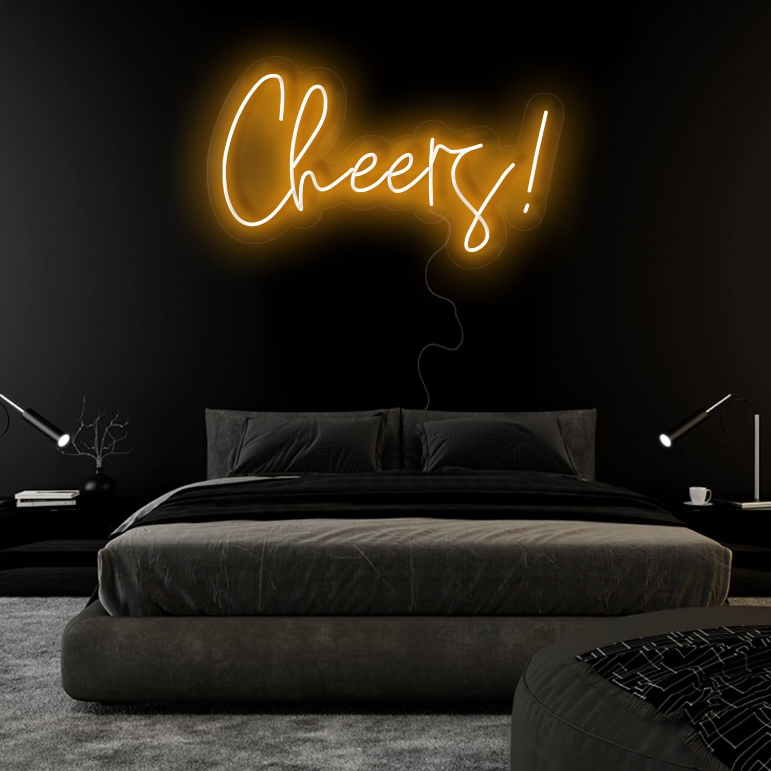 "Cheers" LED Neon Sign Schriftzug - NEONEVERGLOW