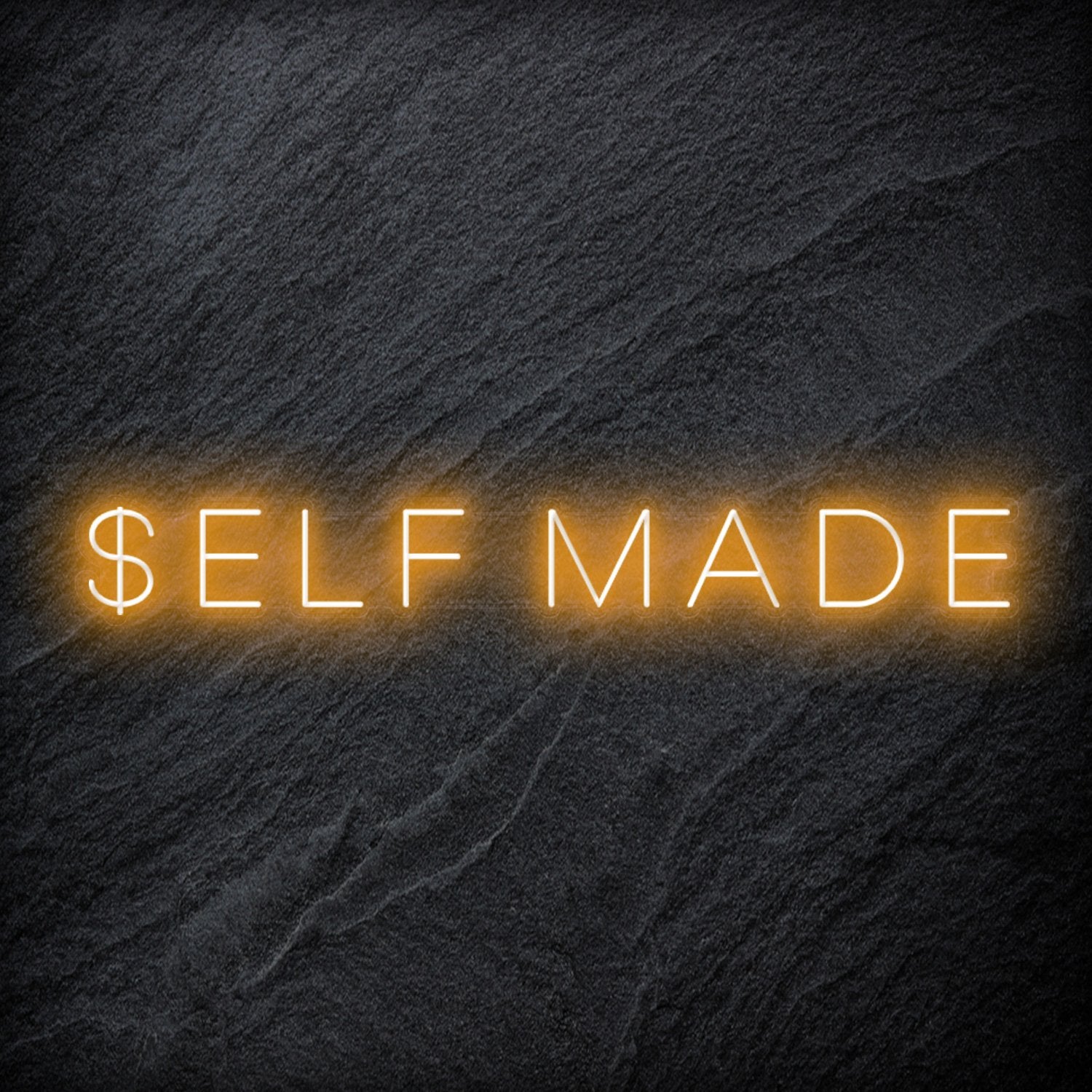 "Self Made" LED Neon Schriftzug Sign - NEONEVERGLOW