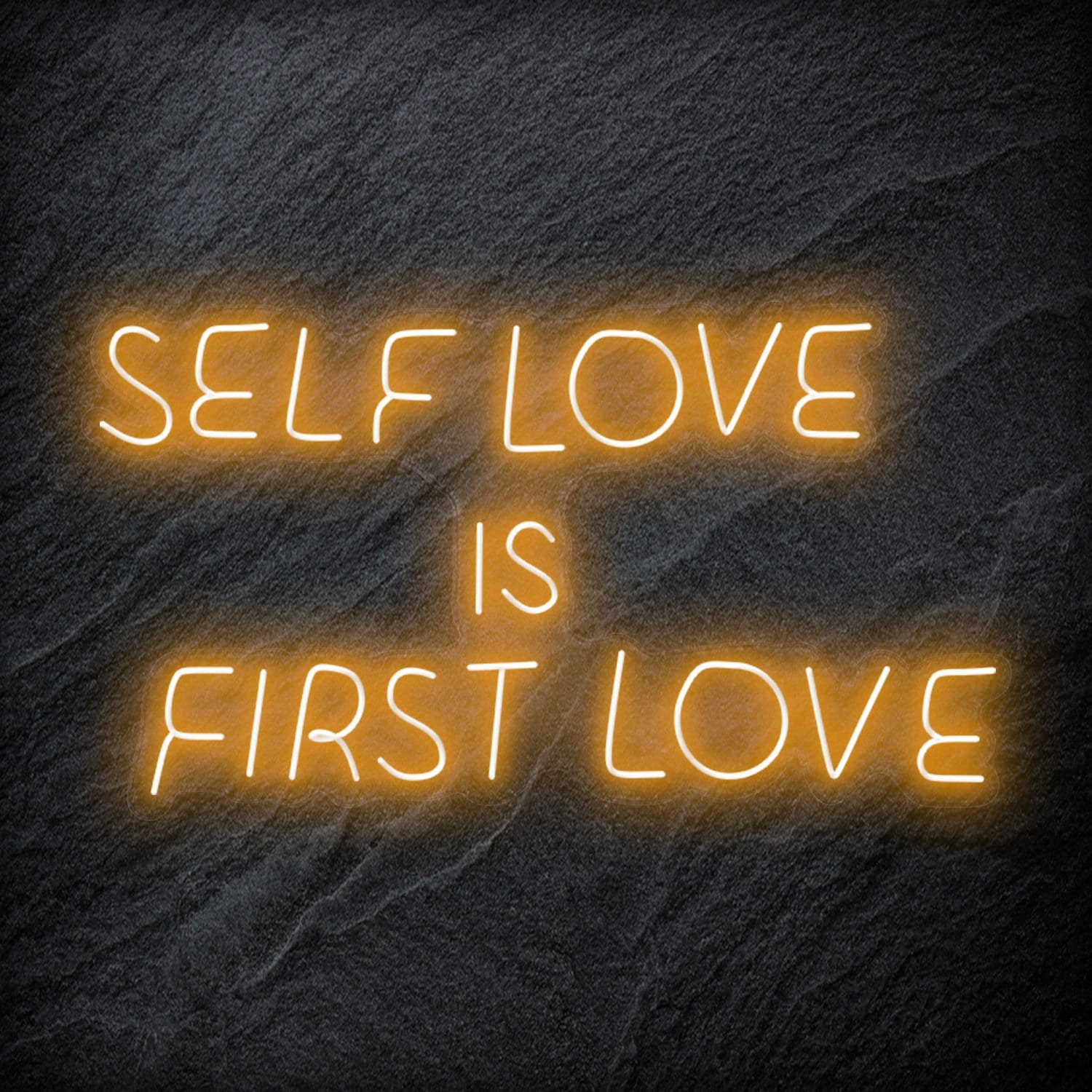 "Self Love is First Love" LED Neon Schriftzug Sign - NEONEVERGLOW