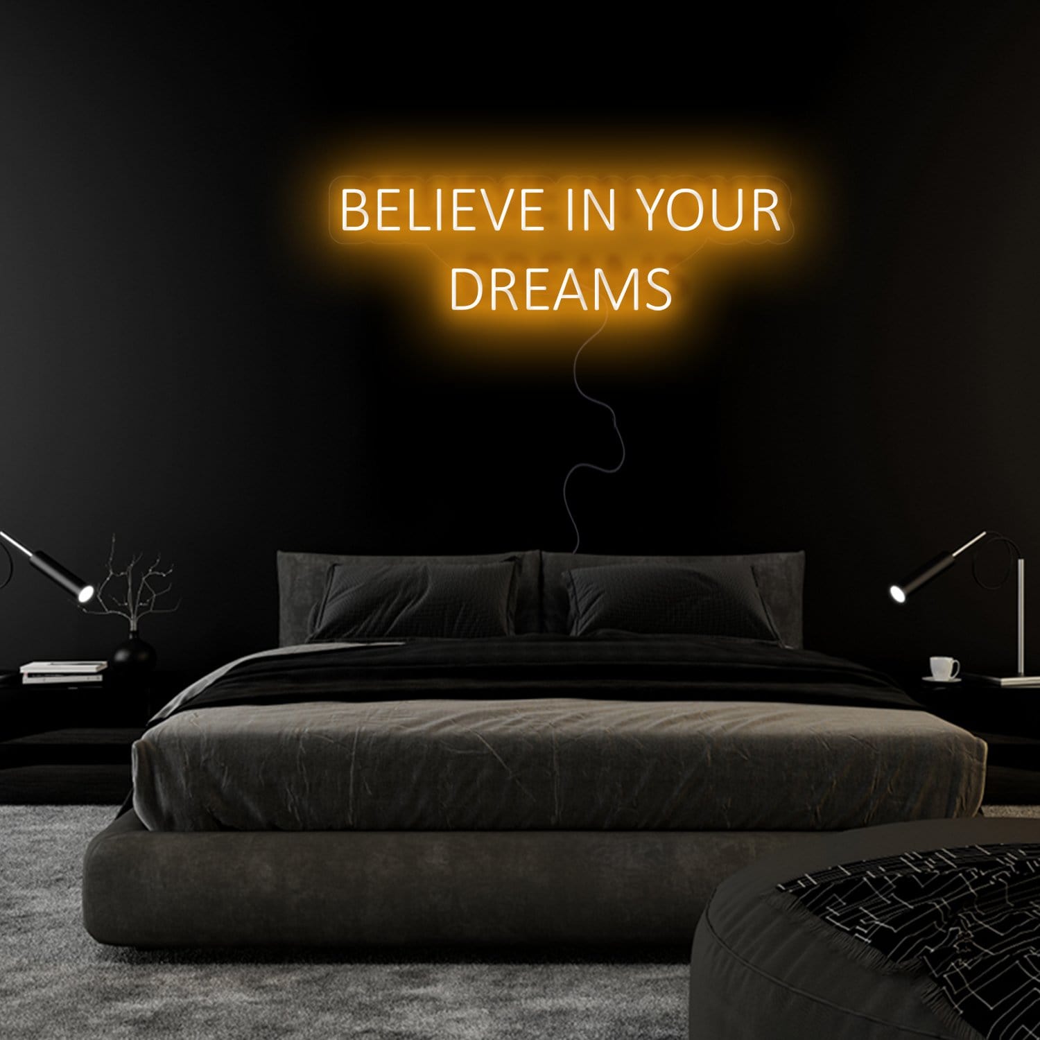 "Believe In Your Dreams" LED Neon Sign Schriftzug - NEONEVERGLOW