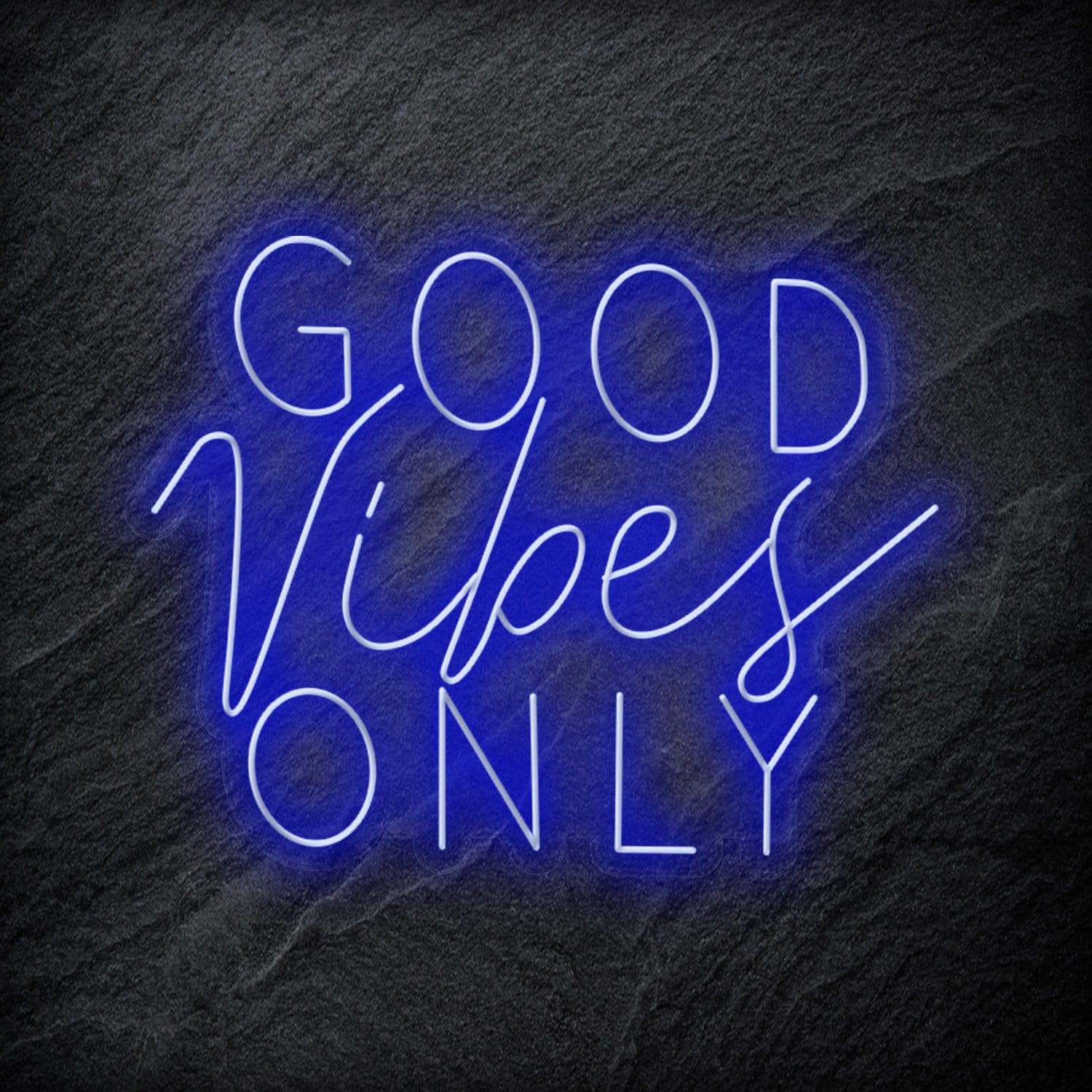 "Good Vibes Only" LED Neon Schriftzug Sign - NEONEVERGLOW