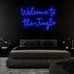 "Welcome To The Jungle" LED Neonschild Sign Schriftzug - NEONEVERGLOW