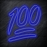 "100" LED Neon Schriftzug - NEONEVERGLOW