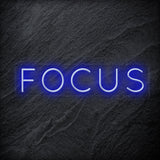 " Focus " LED Neon Sign Schriftzug - NEONEVERGLOW